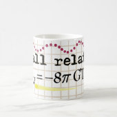 それはすべての相対的な相対性マグです コーヒーマグカップ (中央)