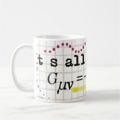 それはすべての相対的な相対性マグです コーヒーマグカップ (左)