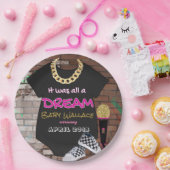 それはすべてDream|90のヒップホップ| Pink|Goldでした ペーパープレート (パーティー)