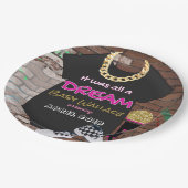 それはすべてDream|90のヒップホップ| Pink|Goldでした ペーパープレート (アングル)