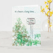 それはずっと長い時間…です カード (黄色い花)