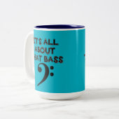 それはその低音のマグについて完全にあります ツートーンマグカップ (正面左)