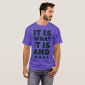 それはそれで気にしない 80年代ユーモア Tシャツ (正面フル)