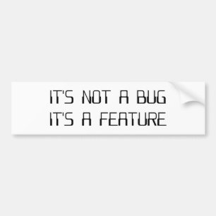 それはそれによってがプログラミングの特徴であるコーディングの虫では バンパーステッカー