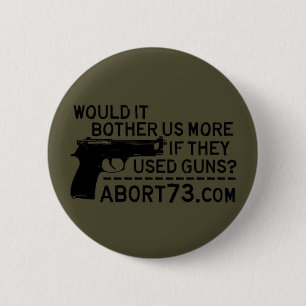 それはそれらが銃を使用したら私達にもっと迷惑を掛けますか。 Abort73 缶バッジ