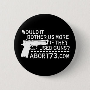 それはそれらが銃を使用したら私達にもっと迷惑を掛けますか。 Abort73 缶バッジ