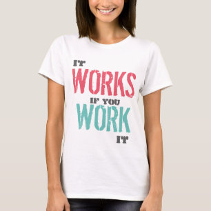 それはそれを回復/節酒のティー働かせれば働きます Tシャツ