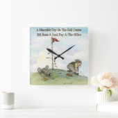 それはただのゲームです スクエア壁時計 (ホーム)