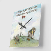 それはただのゲームです スクエア壁時計 (傾斜)