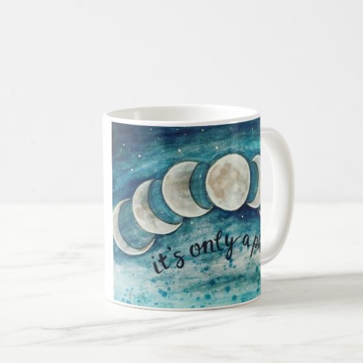 それはただの段階の月段階のコーヒー・マグです コーヒーマグカップ (正面右)