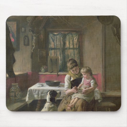 それはだれの夕食ですか。 マウスパッド (正面)