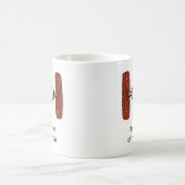 それはちょうど不運の日です コーヒーマグカップ (中央)