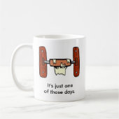 それはちょうど不運の日です コーヒーマグカップ (左)