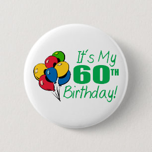 それはです私の第60誕生日(気球) 缶バッジ