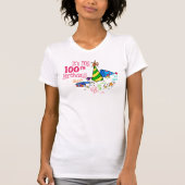 それはです私の100th誕生日(パーティーの帽子) tシャツ (正面)