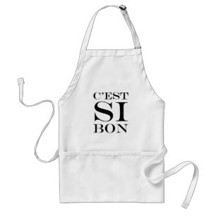 それはとてもよいです- C'est Siの糖菓のフランス語 スタンダードエプロン
