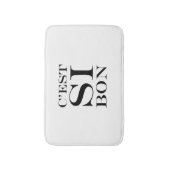 それはとてもよいです- C'est Siの糖菓のフランス語 バスマット (正面縦)