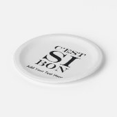 それはとてもよいです- C'est Siの糖菓のフランス語 ペーパープレート (アングル)