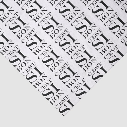 それはとてもよいです- C'est Siの糖菓のフランス語 薄葉紙 (詳細)