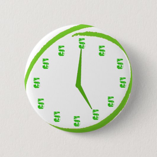 それはどこかに5時です 缶バッジ (正面)