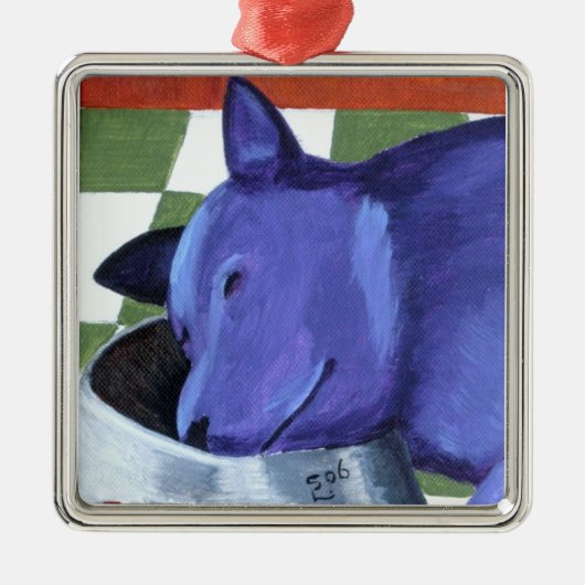 それはどこかにsixo'clockです メタルオーナメント (正面)