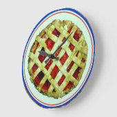 それはどこかのパイ時時間を記録しますです ラージ壁時計 (傾斜)