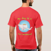それはどのような犬ですか。 (絹のwindhound) tシャツ (裏面)