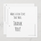 それはなんておもしろいの時だったんだろう。 サンキューカード (正面/裏面)