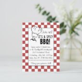 それはぴりっとするBBQです! インビテーションポストカード (スタンド正面)