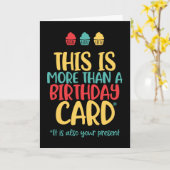 それはまた、あなたの現在のおもしろい誕生日 カード (黄色い花)