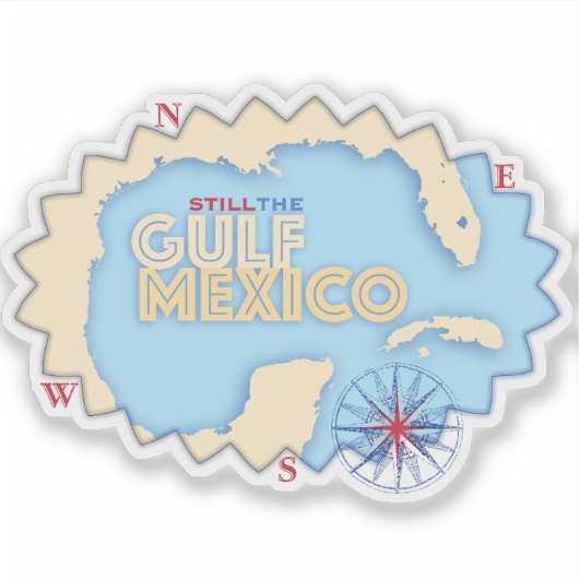 それはまだメキシコ湾のステッカーだ シール (正面)