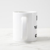 それはまだ金曜日か。 フランスの! ジャンボコーヒーマグカップ (裏面)