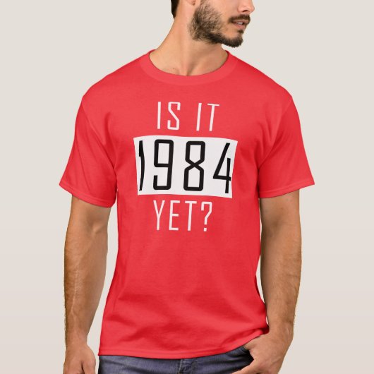 それはまだ1984年か。 Tシャツ (正面)