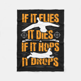 それはもしそれがホッもしプそれが落ちるハエHの死 – Rabbit フリースブランケット