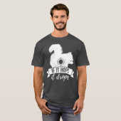 それはもしそれがリスの狩りをおもしろい落とす Tシャツ (正面フル)