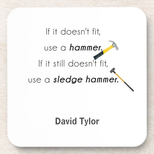 それはもし収まらない コースター (正面)