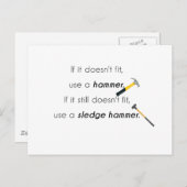 それはもし収まらない ポストカード (正面/裏面)