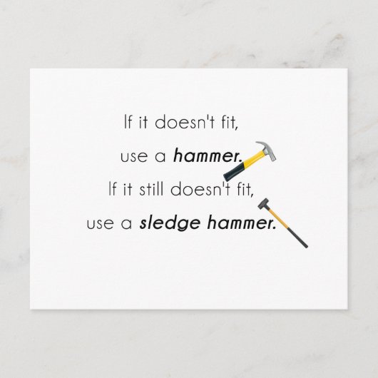 それはもし収まらない ポストカード (正面)