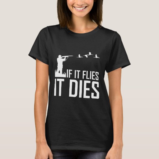 それはもし死ぬアヒル狩りギフト Tシャツ (正面)