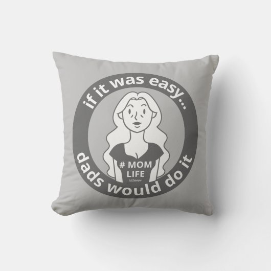 それはもし簡単のパパが行う#MOMLIFE クッション (正面)
