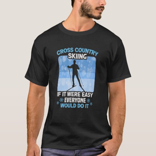それはもし誰もが国を越えてそれをする簡単だった Tシャツ (正面)
