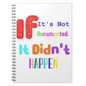 それはもし起こらなかったドキュメントされていない ノートブック (正面)