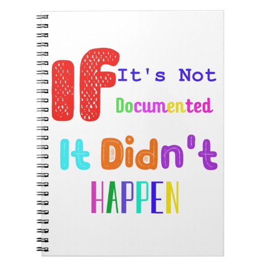 それはもし起こらなかったドキュメントされていない ノートブック (正面)