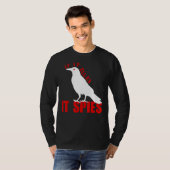 それはもし鳥の陰謀ジョークミーム蘇スパイを飛ぶ Tシャツ (正面フル)