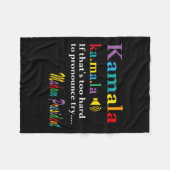 それはもしTry Madam Presiddenを発音するには懸命すぎる フリースブランケット (正面(横))