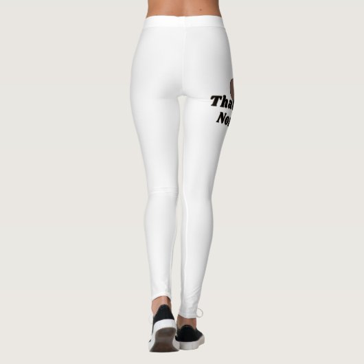 それはもっとナンセンスなシャツでかわいいし動物おもしろいだ。 レギンス (裏面)