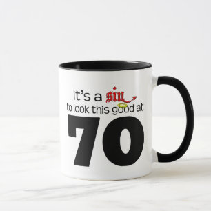 それはよい70をこれを見る罪です マグカップ
