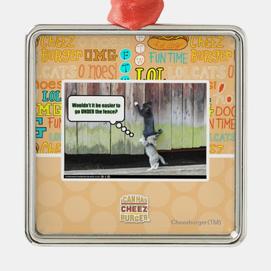 それはより容易ではないです メタルオーナメント (正面)