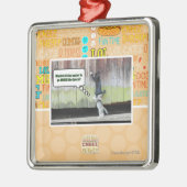 それはより容易ではないです メタルオーナメント (左)