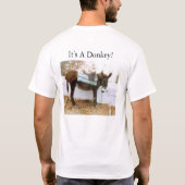 それはろばです Tシャツ (裏面)
